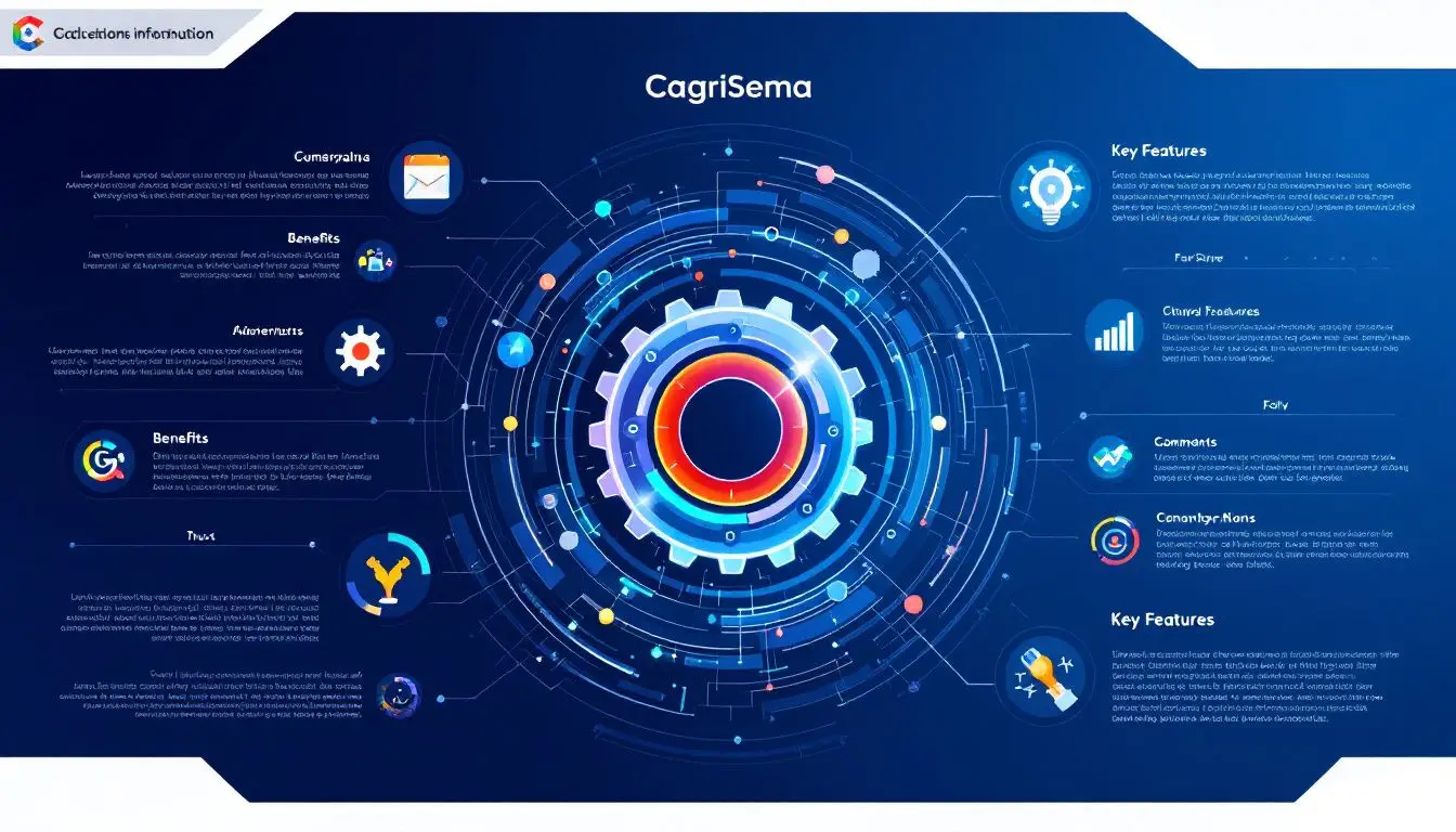 An illustration explaining what is CagriSema, showcasing its components and benefits.